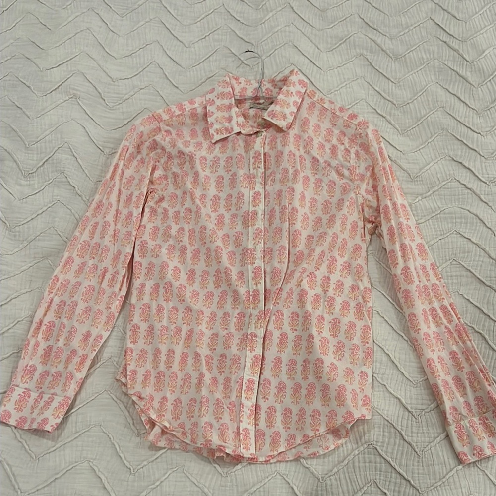 Faherty Women’s Malibu Boyfriend Cotton Shirt